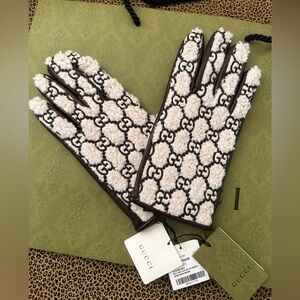 Gucci NWT Brown Leather with Shearling GG Accents (Size 9)